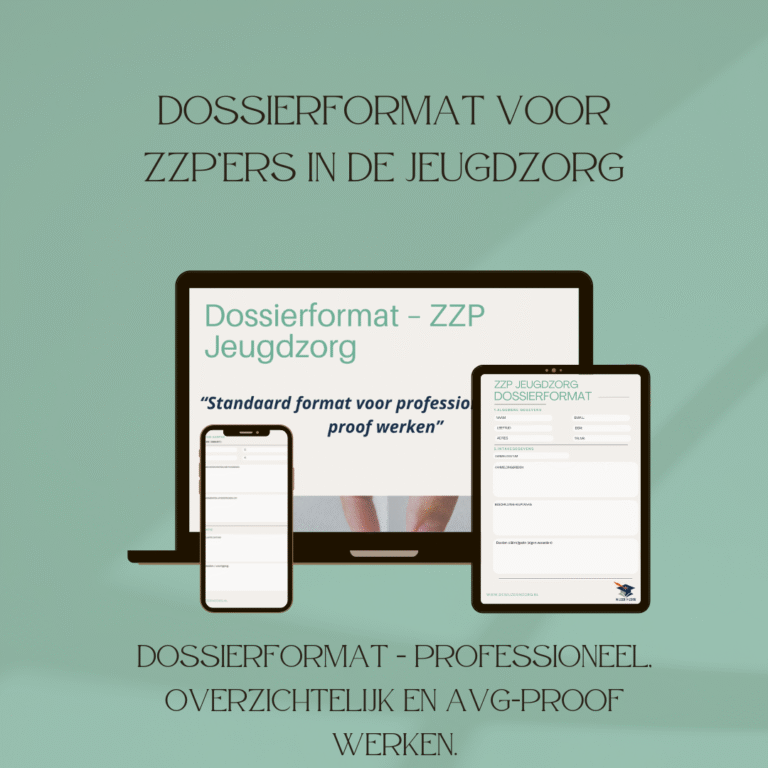 Dossierformat – ZZP Jeugdzorg