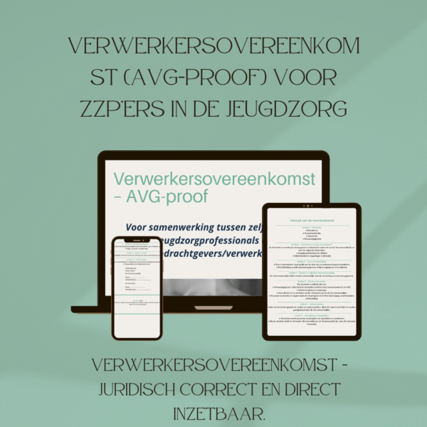Verwerkersovereenkomst (AVG-proof)