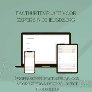 Factuurtemplate – ZZP Jeugdzorg